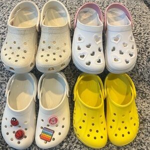 Kids Crocs & Skechers size 13